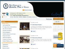 Tablet Screenshot of colegioescuelaspiasvalencia.org